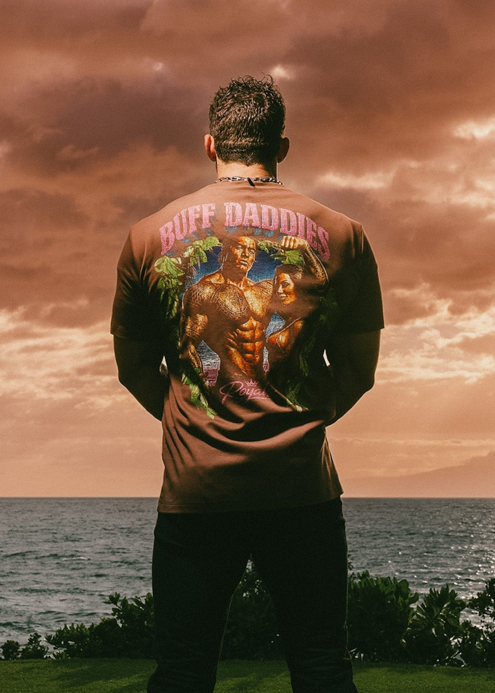 Buff Daddies Tee - Brown